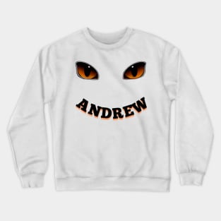 Font Name andrew HALLOWEEN Crewneck Sweatshirt